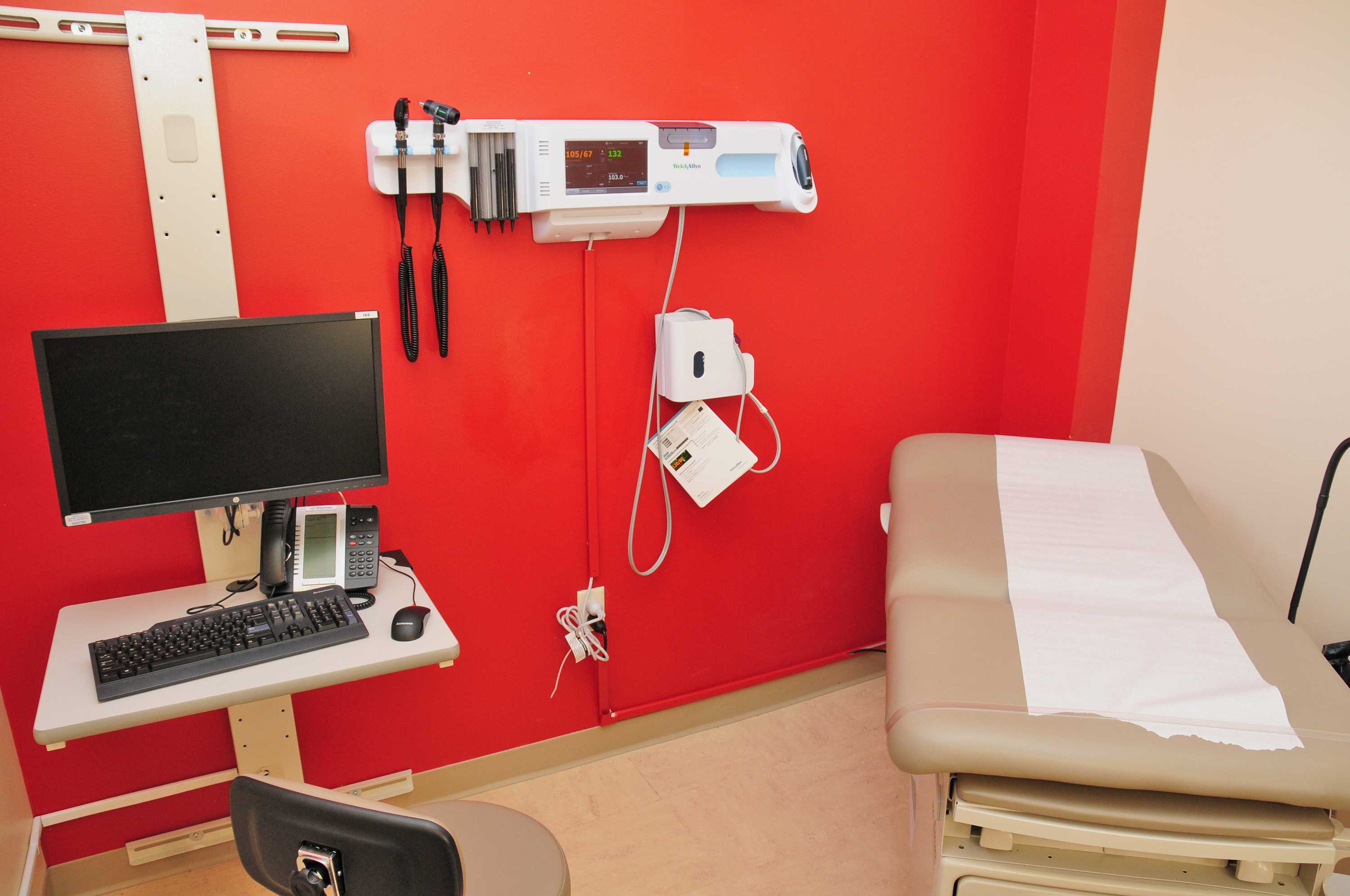 NCHC Center Patient Room